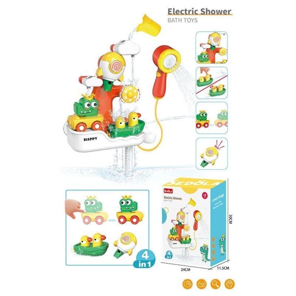 Гра для ванни на бат присоски автоматична подача води у коробці 30*24*11,5см 8366-227A Sedola