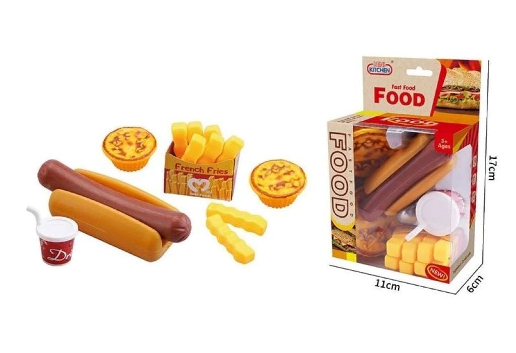 Набір фаст фуд 4 предмети у коробці 12*11*6см 623-520 Kitchen