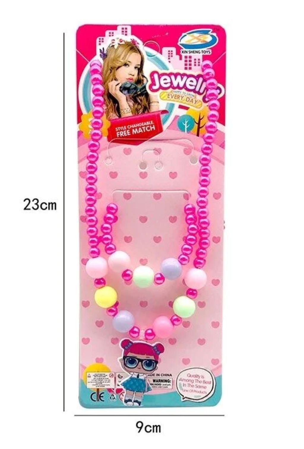 Прикраси для дівчаток набір намисто браслет пакет F2-39 Китай