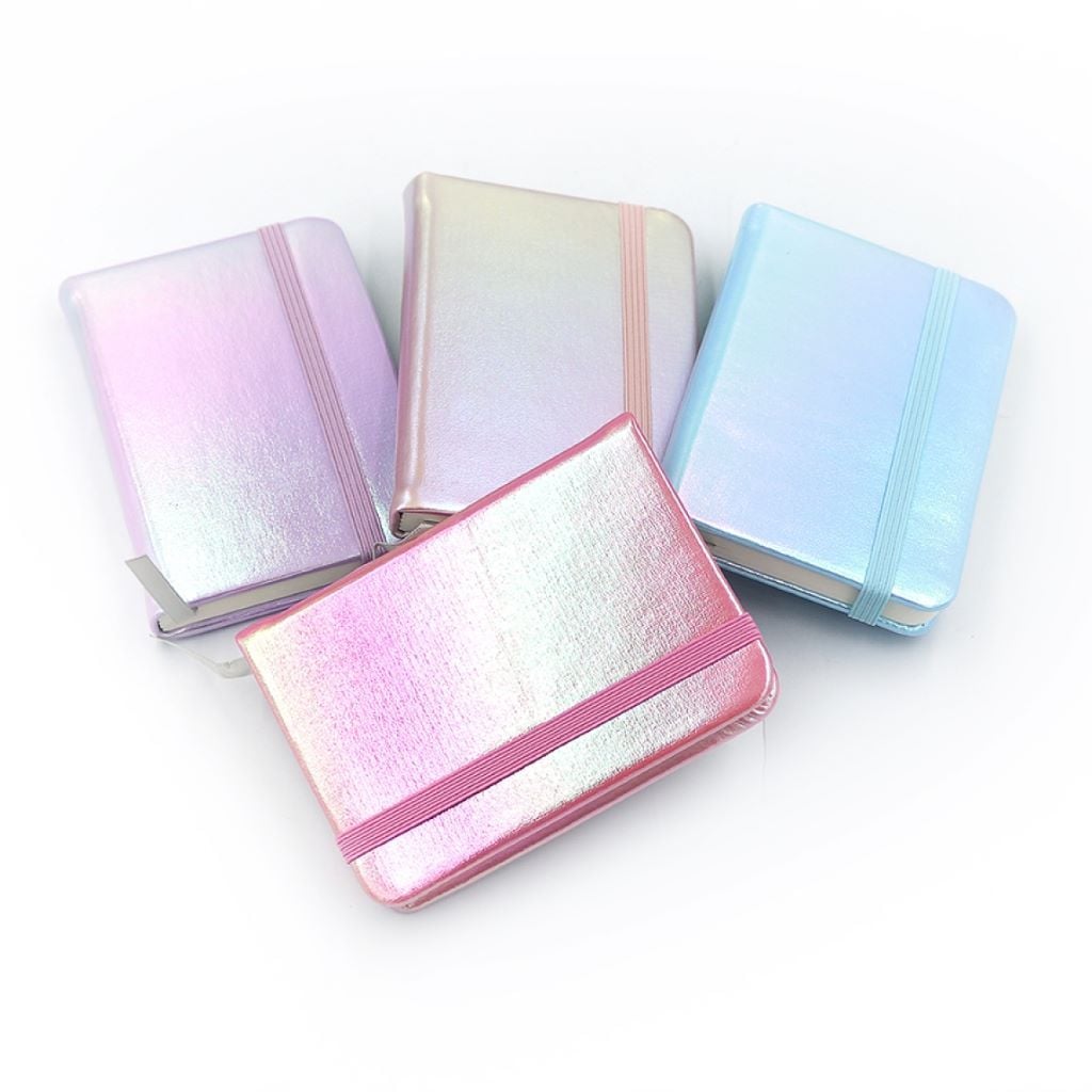 Блокнот А7 Notebook лінія з гумкою мікс кольорів у пакеті 10,5*7,5см DSCN2373-A7 Josefotten