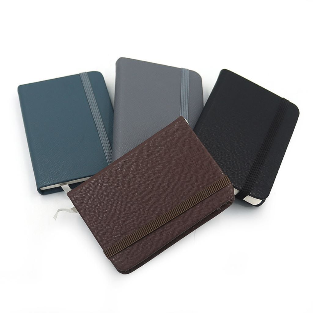 Блокнот А6 Notebook клітинка з гумкою мікс кольорів у пакеті 14*9см 152530-A6 Josefotten