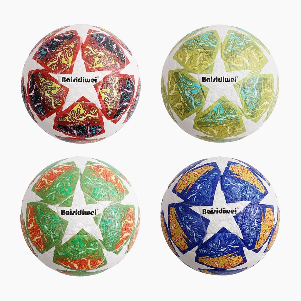 М'яч футбольний Baisidimei р5 PU 400-420гр балон гума B-2203 TK Sport