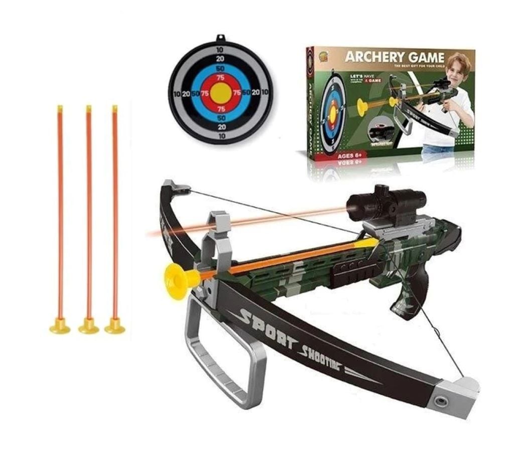 Арбалет приціл з підсвічуванням мішень 3 стріли у коробці 42*27*7см ZG270-383 Китай