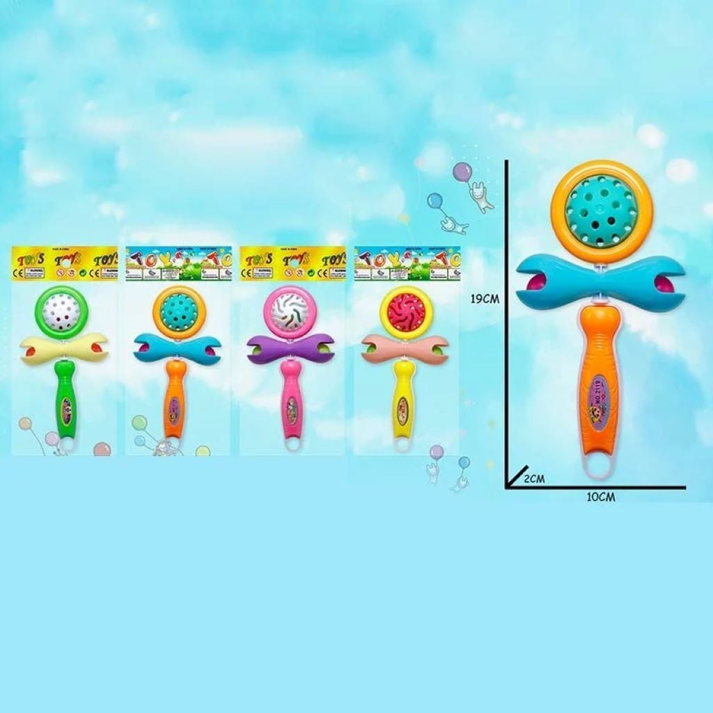 Брязкальце пластик 19*10см мікс видів в пакеті 2119-1 Китай