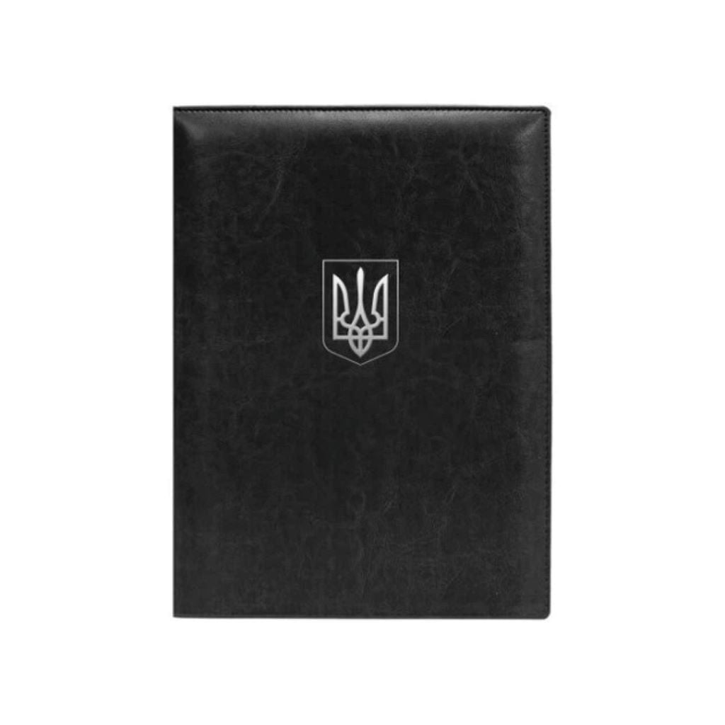 Папка А4 Вітальна з гербом чорна Nebraska 36047-24 Optima