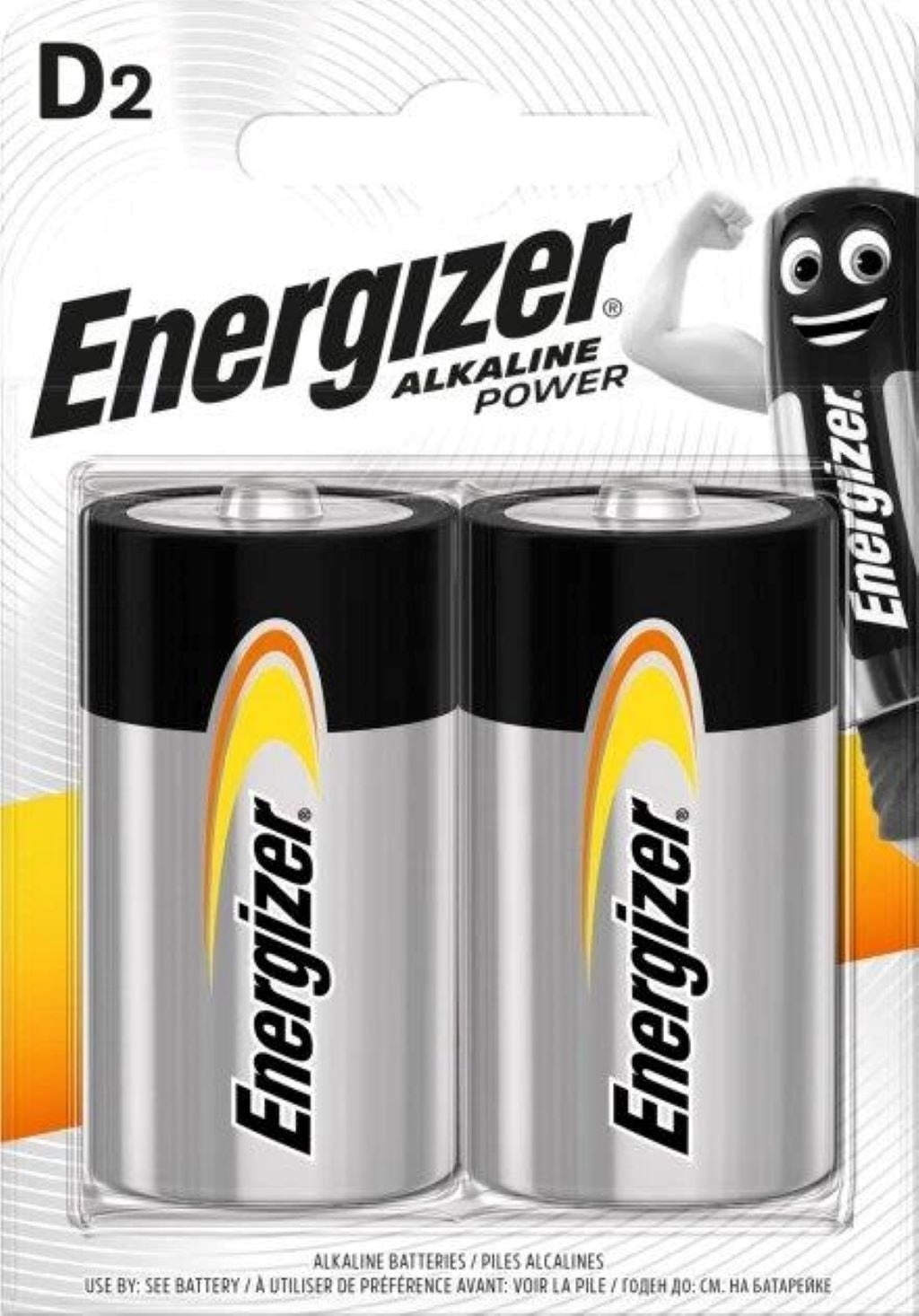Батарейка LR20 1.5V Alkaline LR20-AM1 Energizer