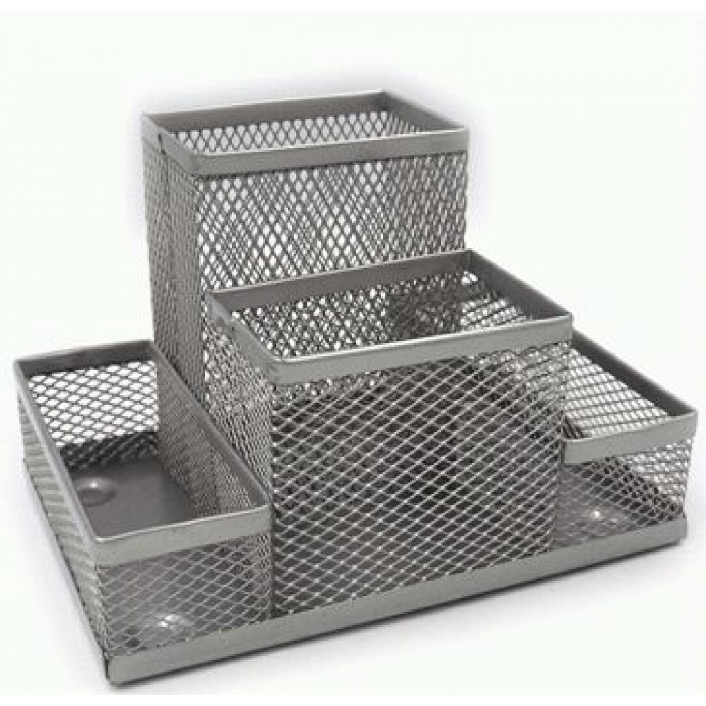 Підставка органайзер 15*10*10 см металева сітка 4 відділи мікс кол IMG9003-Col Josefotten