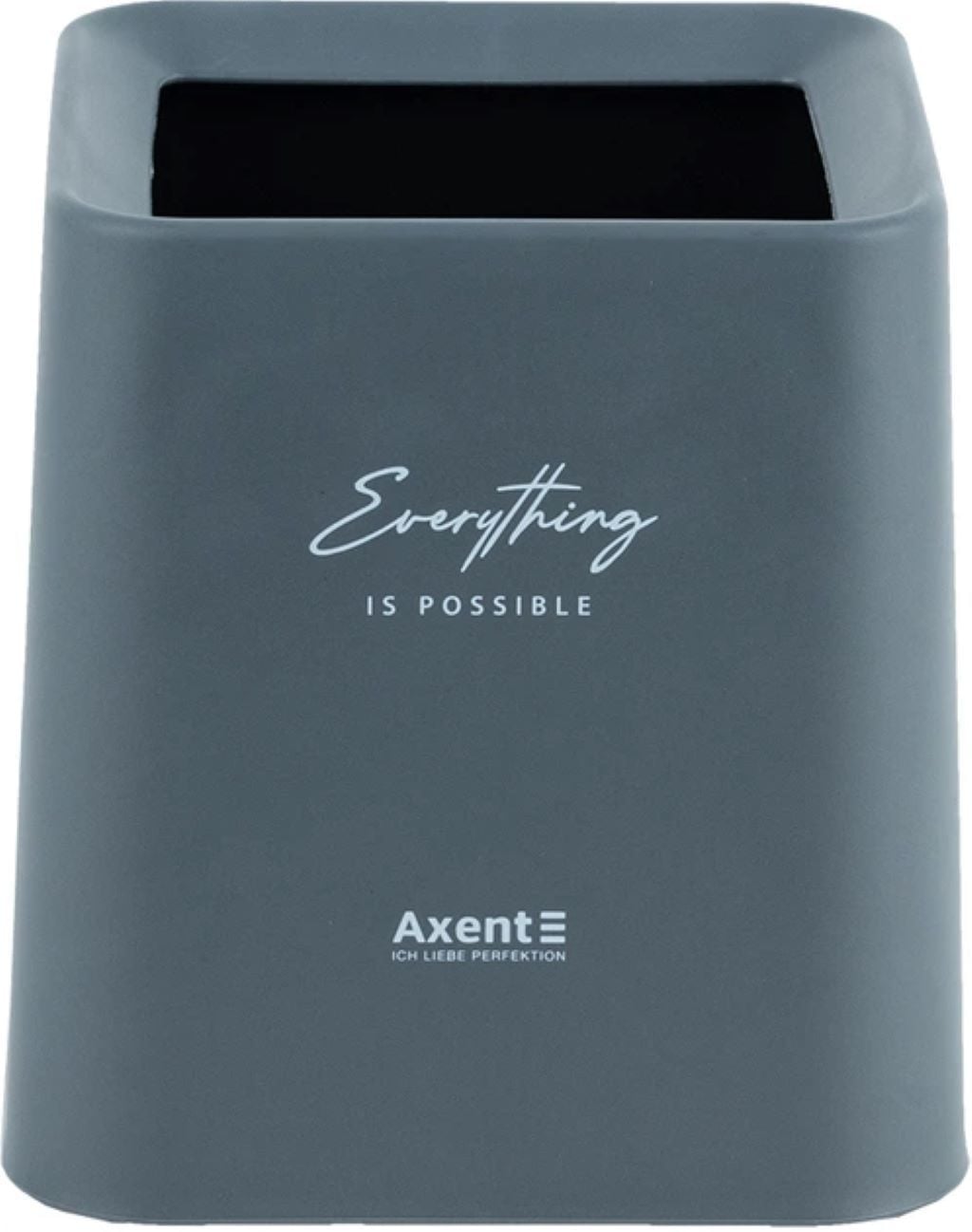 Настільний контейнер для сміття сірий пластик 2132-03-A Axent