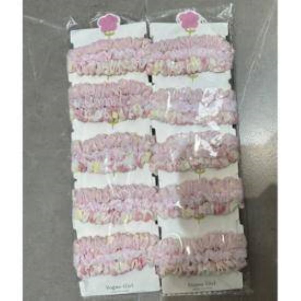 Гумка для волосся набір 3шт на планшеті рожеві WW02413 Vogue Girl