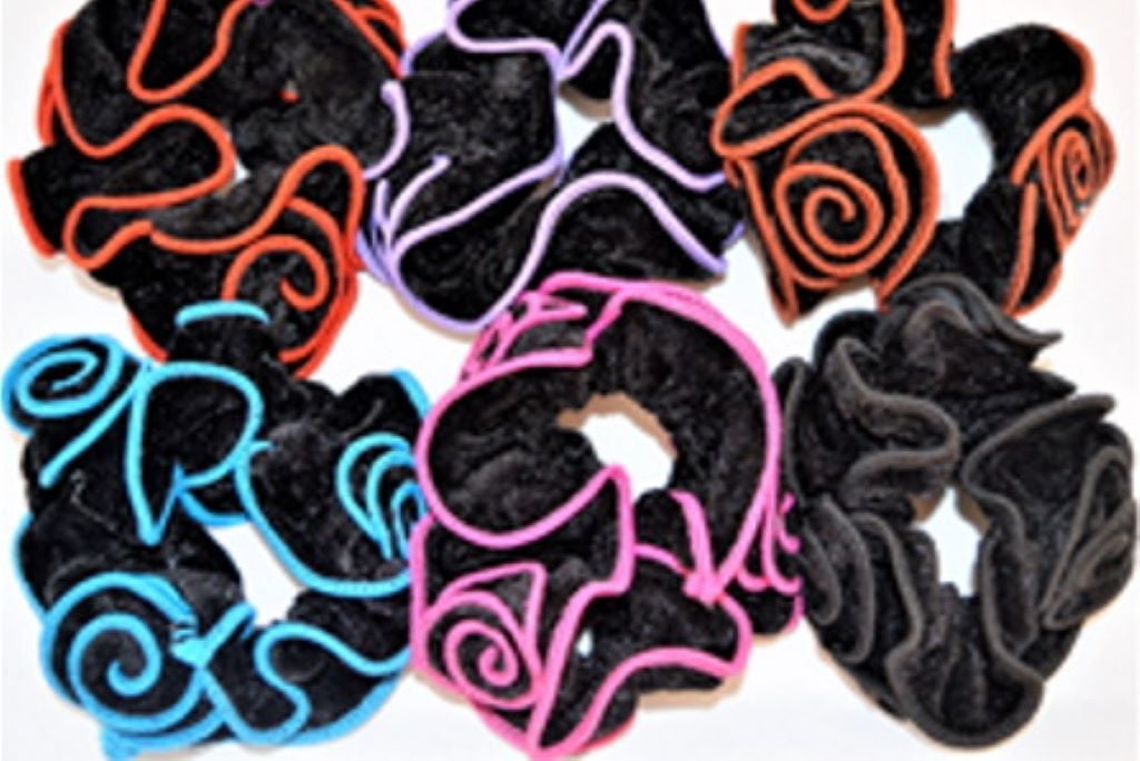 Гумка для волосся Кольоровий обідок 10см мікс кольорів 0304-226 Китай