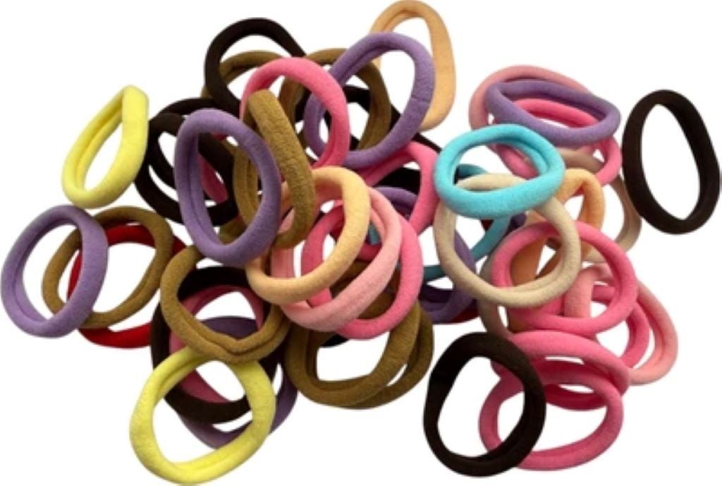 Гумка для волосся набір 5шт бесшовні 1шт мікс кольорів 0307-971-1 Китай