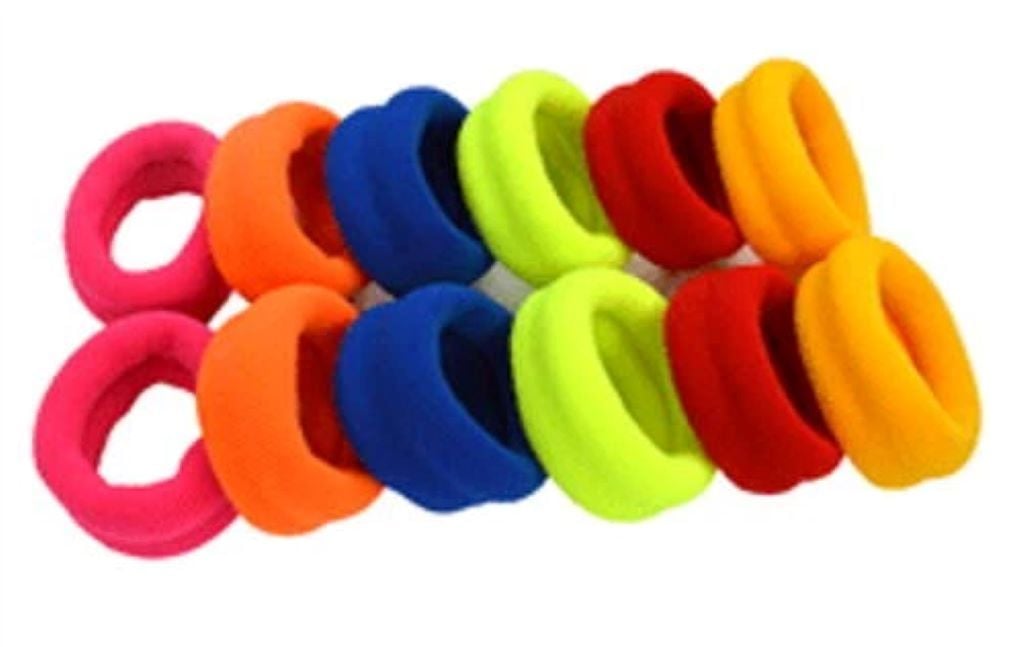 Гумка для волосся набір 6шт бесшовні мікс кольорів 0307-974-1 Китай