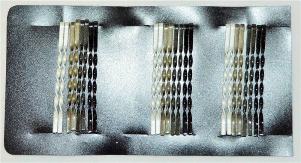 Заколка невидимка для волосся набір 8шт на планшеті 1300-016-017 Китай