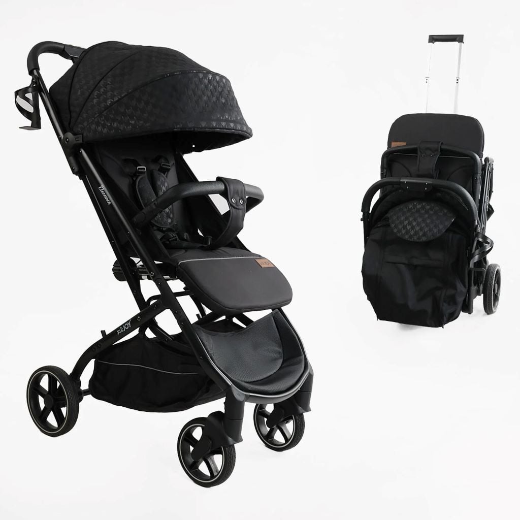 Візочок дитячий прогулянковий Elegans футкавер рама  алюмінієва підсклянник телескопічна ручка зелена A-50463 Joy