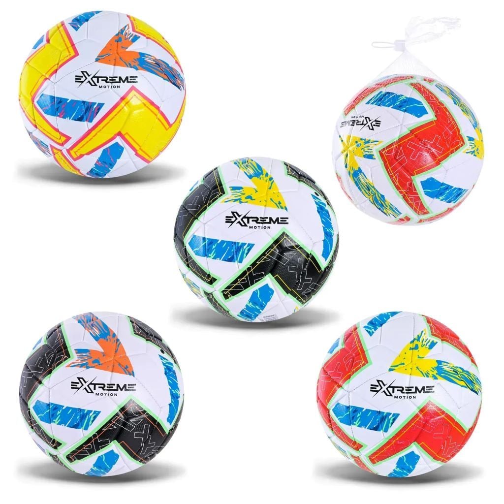 М'яч футбольний №5 400гр PU Extreme motion мікс кольорів FB25673 Extreme