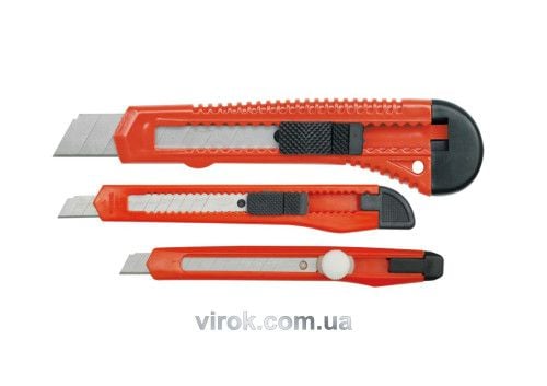 Ножі набір 3шт пістолетні у пакеті 76230 Vorel