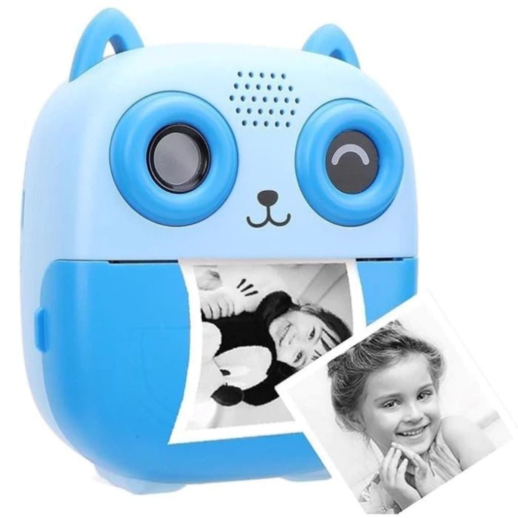 Фотоапарат-принтер фронт. камера type-C роз’єм для SDкарти фото відео плеєр 4 гри ч-б друк 1 рулон термопаперу, в коробц 16*15*6см C73493 Китай