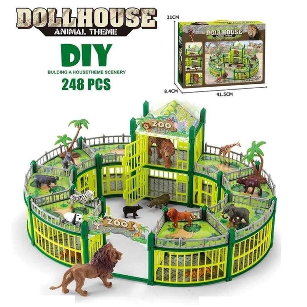 Зоопарк 248дет гумові тварини 2 *11см 12*5см у коробці 42*31*9см 2025-7A Китай
