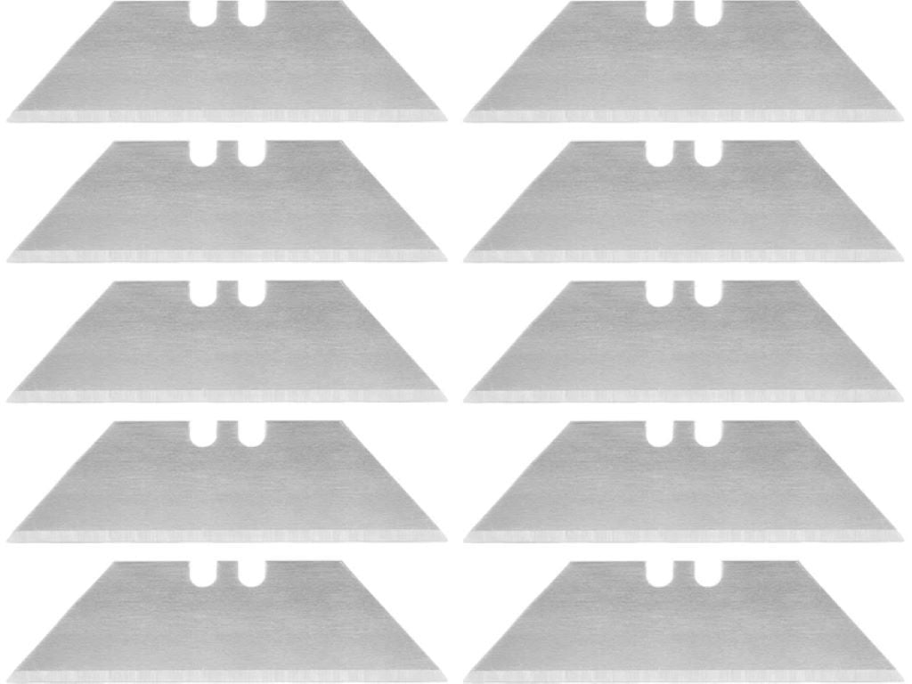 Леза до канцелярського ножа трапецевидна 61*19*0,6мм в упаковці 10 шт YT-75311 YATO