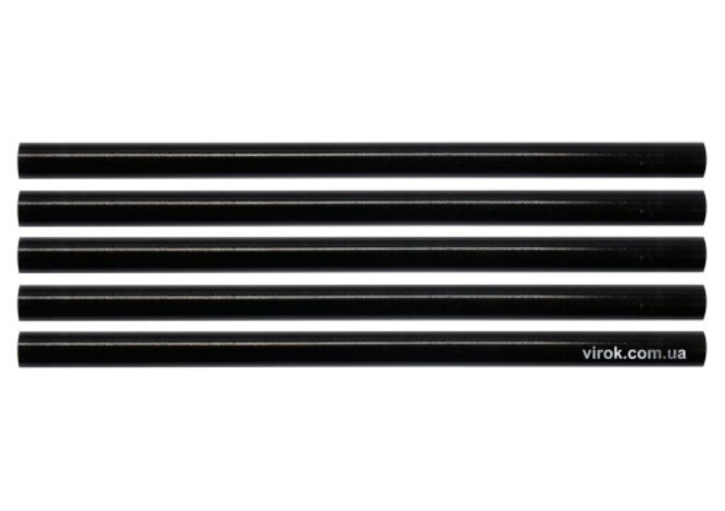 Термо клей 11мм для пістолета чорні 5шт у коробці YT-82433 YATO