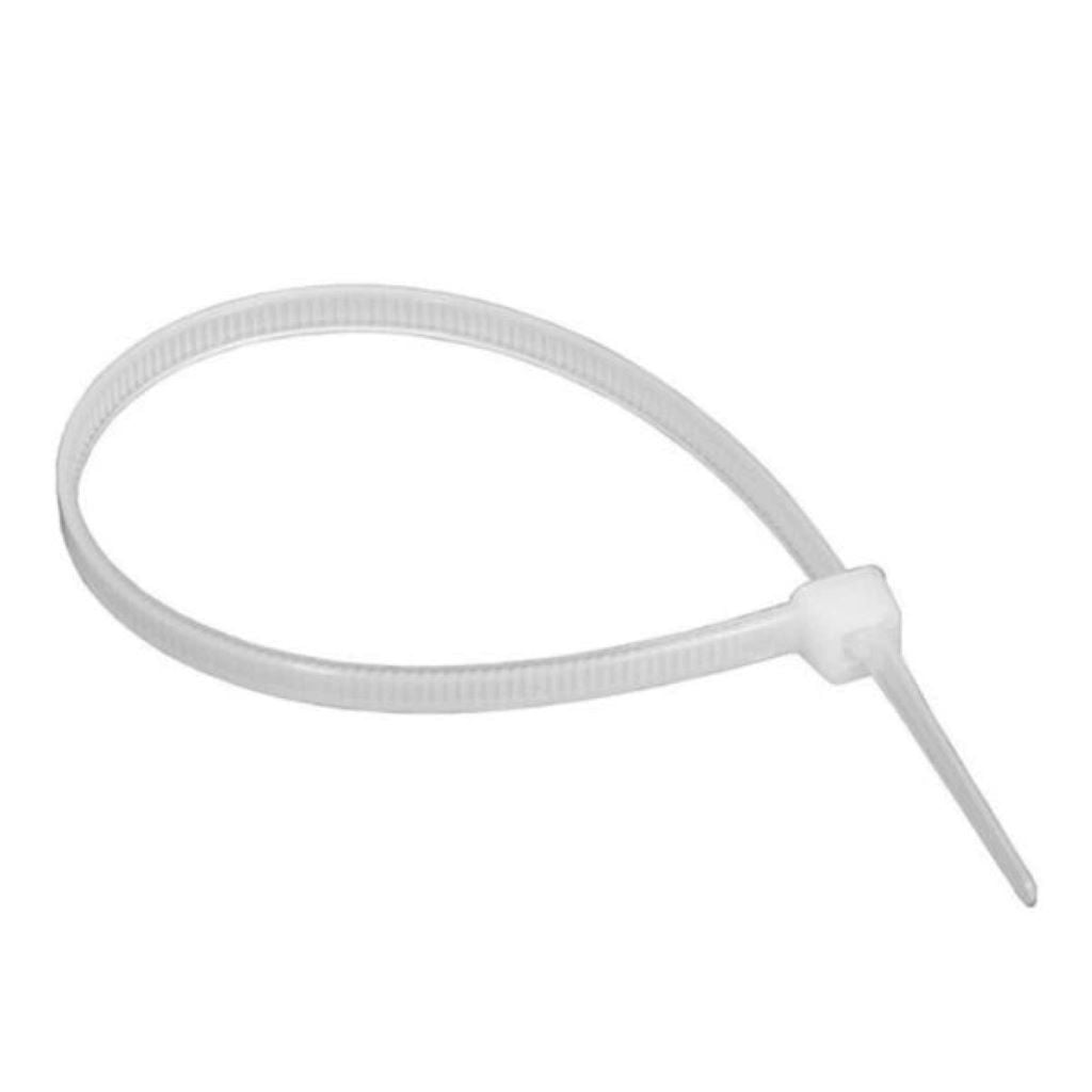 Кабельна стяжка біла 4,8*160 100шт упаковка OK016/5 Китай