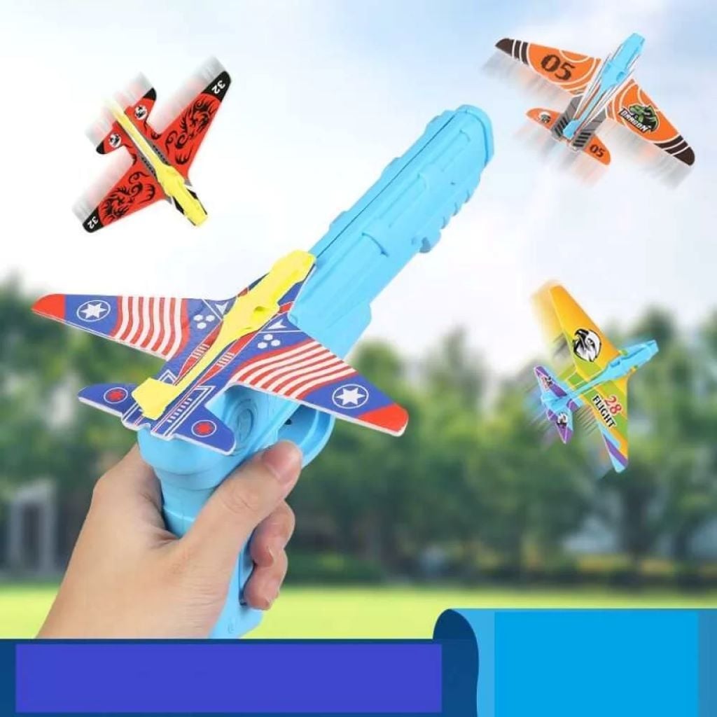 Запускач пістолет 21*10*2см 2 літачки у пакеті C76042 Китай