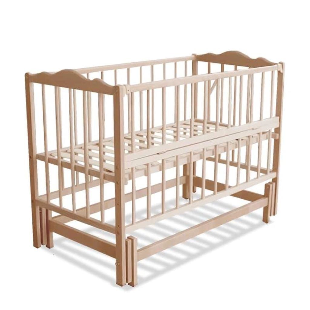 Ліжко дитяче Ангеліна-2 шарнір-підшипник з опускною боковиною бук 9995697 Deson