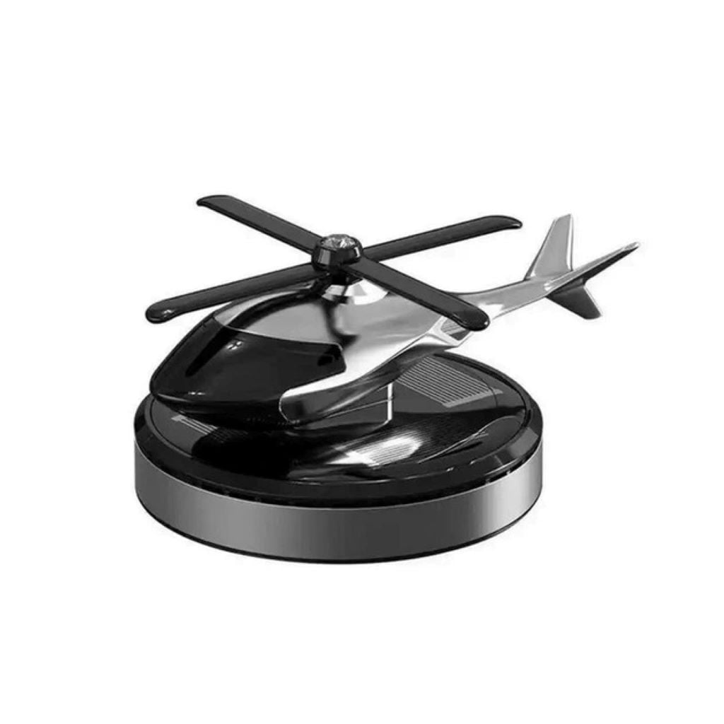 Ароматизатор в авто Гелікоптер 10см на сонячній батареї жижа у коробці 16*9*6,5см KTP030 Китай