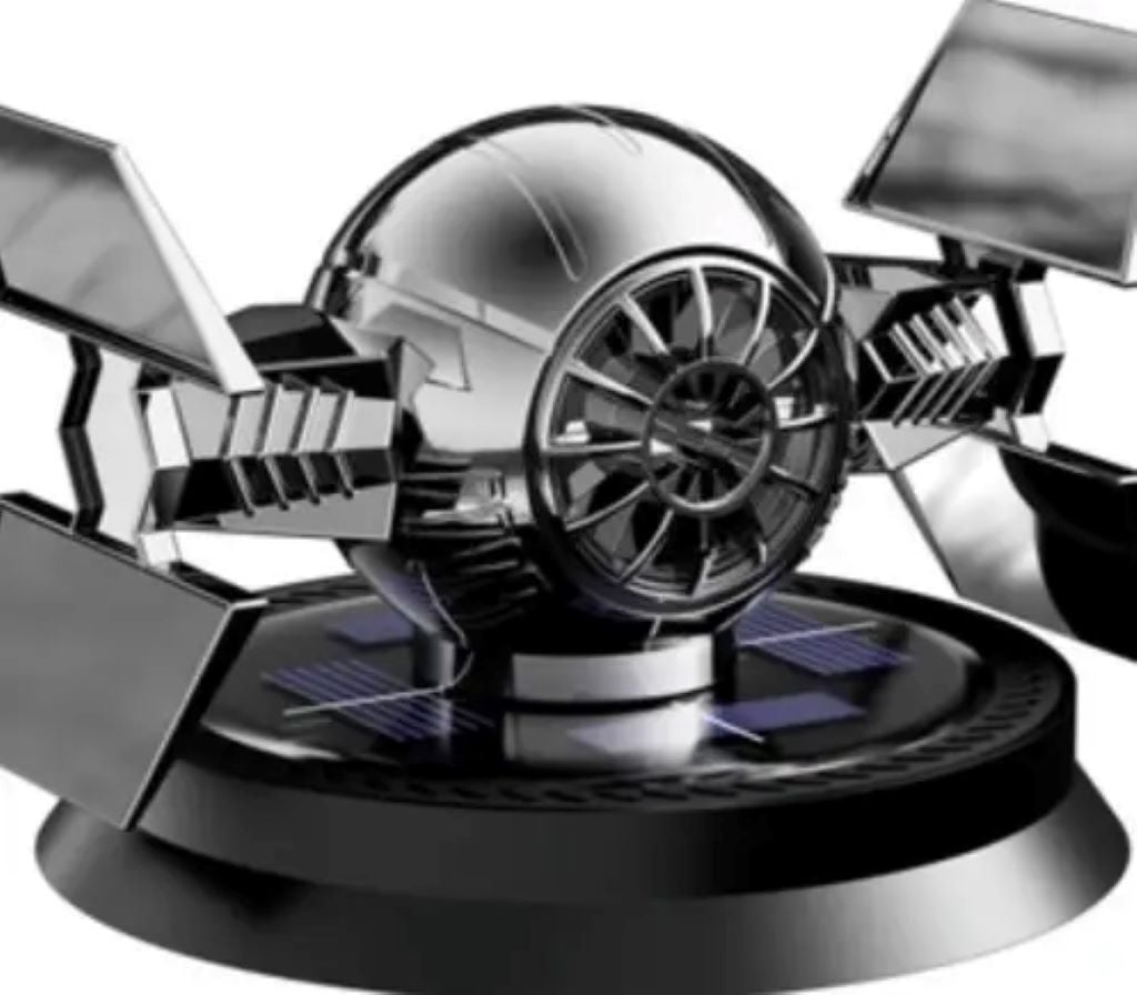 Ароматизатор в авто Космічний винищувач 6см на сонячній батареї жижа у коробці 11,5*10,5*8,5 26807 Китай