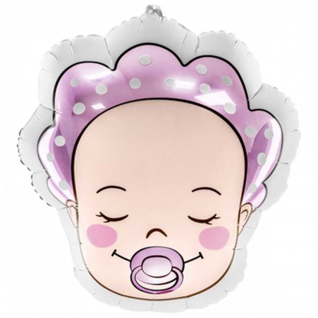 Куля фольга 40*45см фігура Немовля дівчинка 3207-2906 PartyDeco