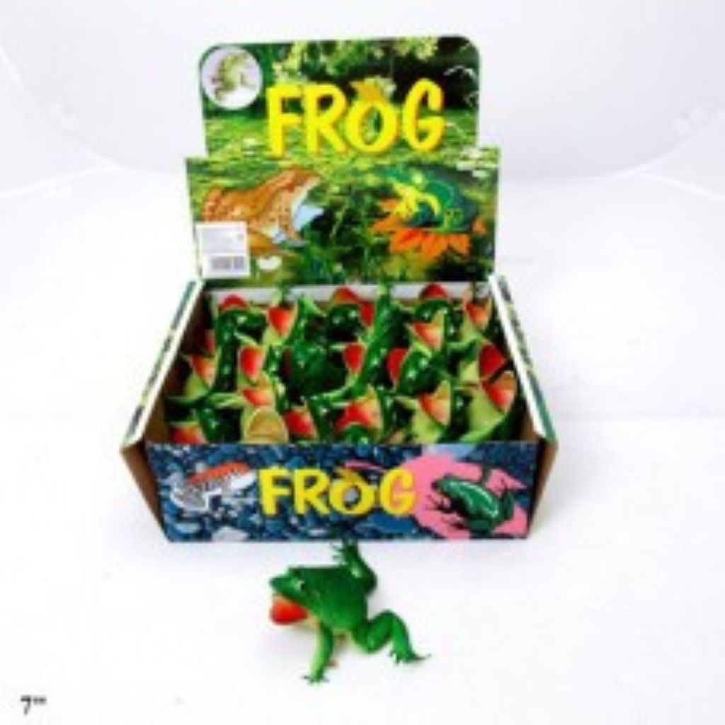 Жаба з жабеням пищалка велика гумова H89BW К