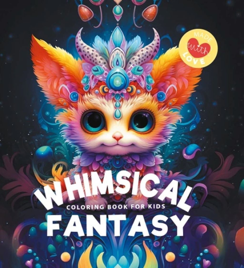 Розмальовка антистрес 16*16см 24арк Whimsical Fantasy 9133-23379 Фреш