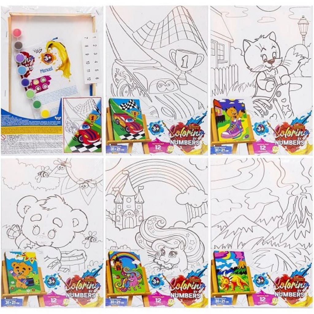 Картина по номерах 31*21см Тачка CBN-02-02 Danko toys