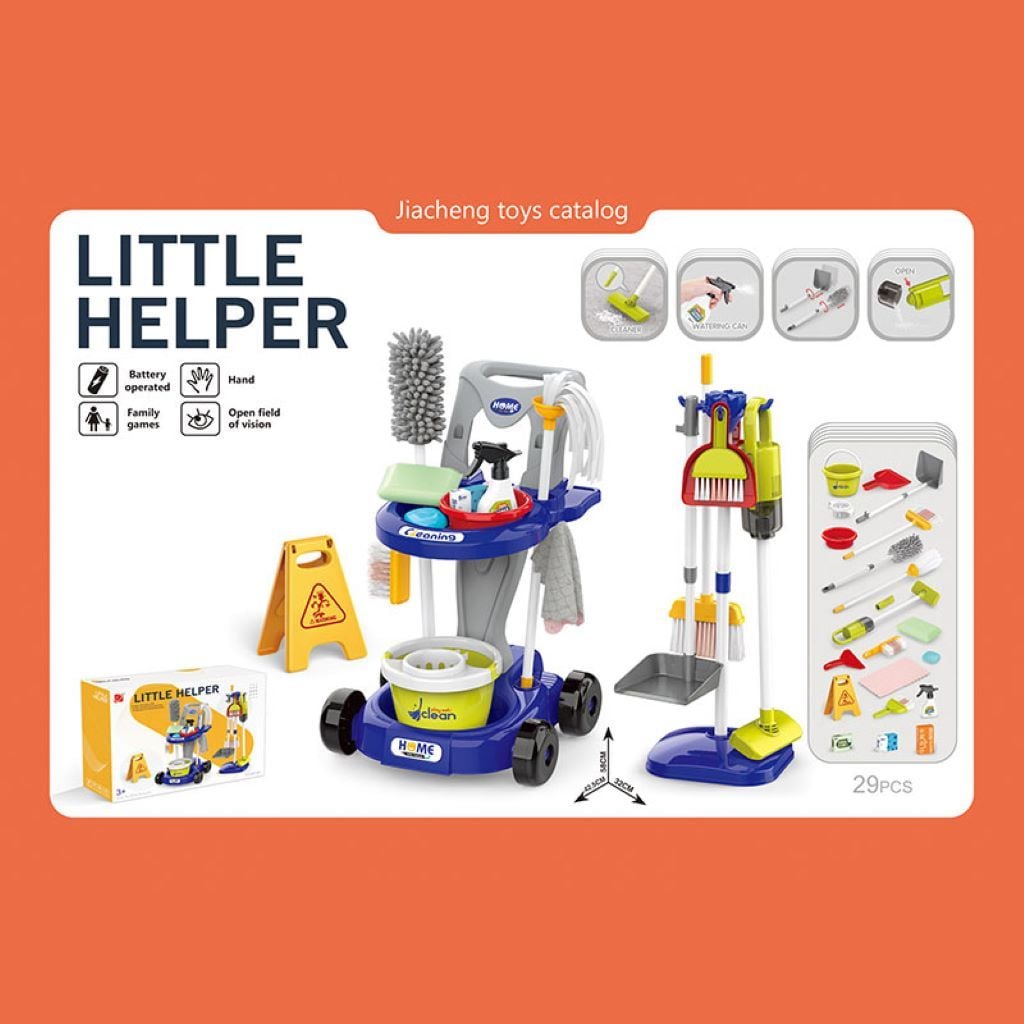 Прибиральника набір Little Helper на батарейках пилосос акссесуари у коробці 43*56*32см 667-66 Китай