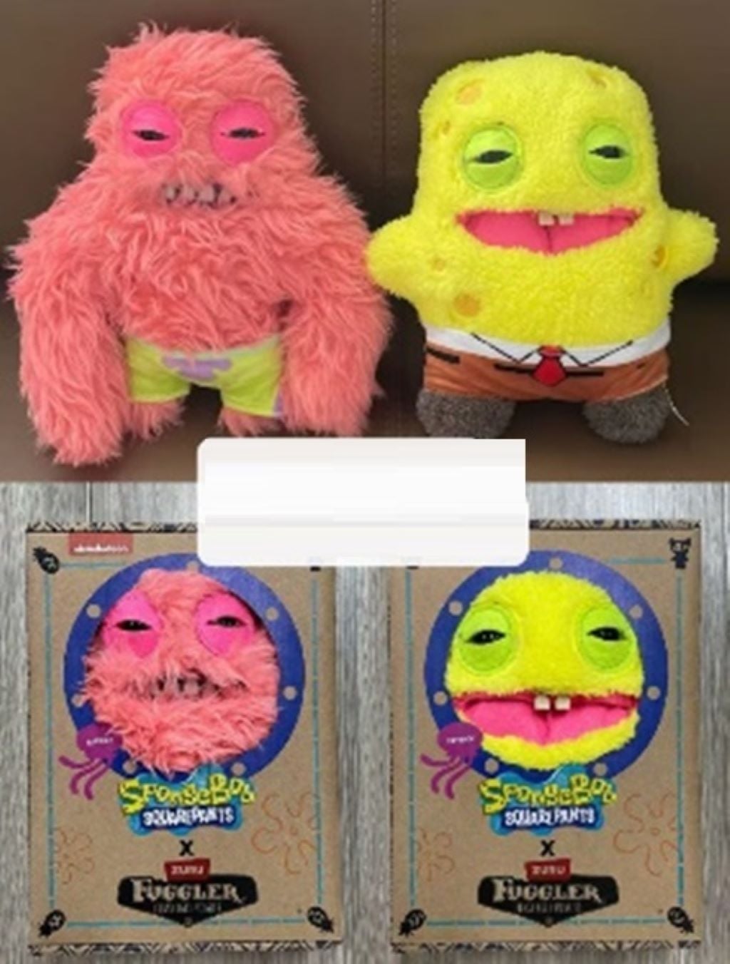 М'яка іграшка Герої Fugglers SpongeBob 22см у коробці 17*24*6см FG16405 Китай