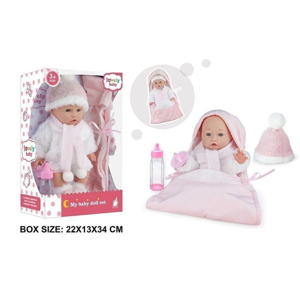 Пупс LOVELY Baby 30см з аксеуарами в коробці 37*15*9см 6611-9A Китай