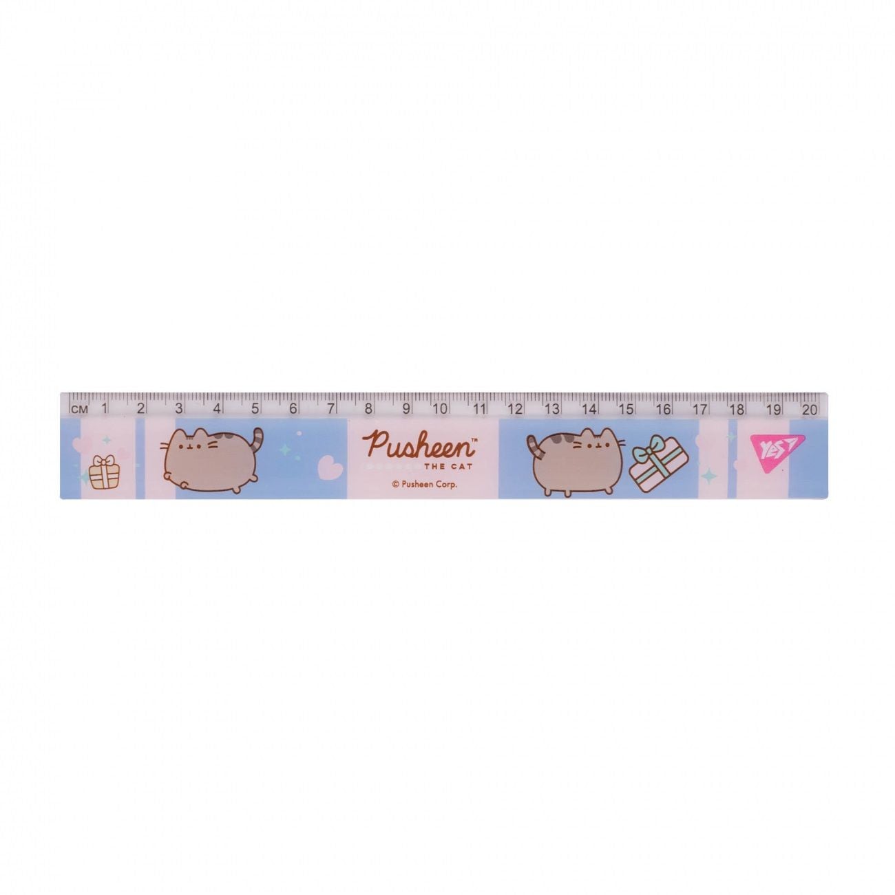 Лінійка пластик 20см Pusheen в пакеті 370683 Yes