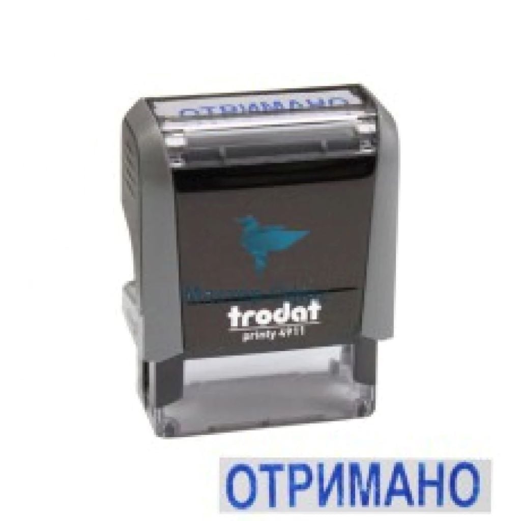 Оснастка для печатки Отримано 38*14мм синя у коробці 43084 Trodat