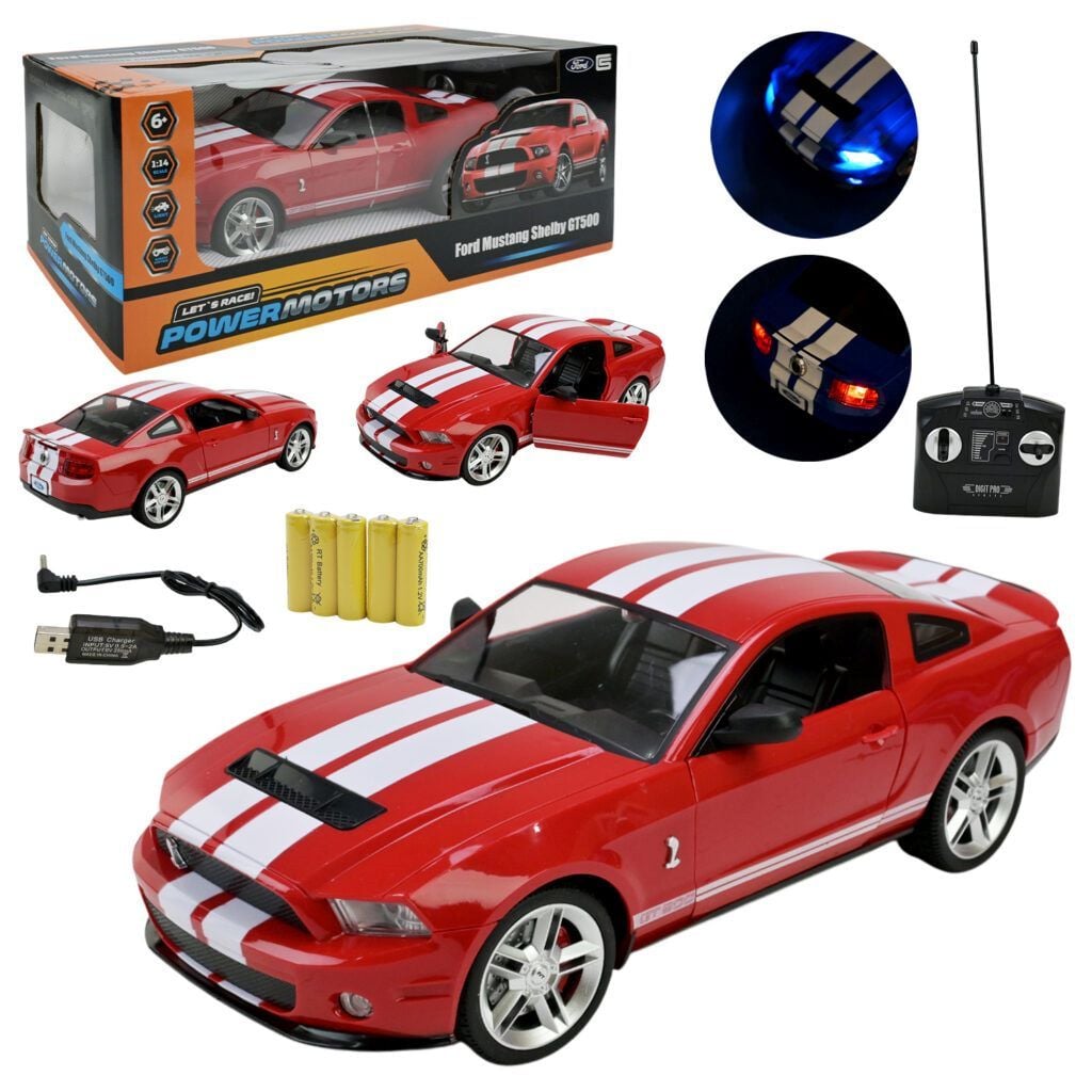 Машина на р/к  FORD MUSTANG 1:14 аккумулятор USB у коробці 45*17*19см PM1404 країна іграшок