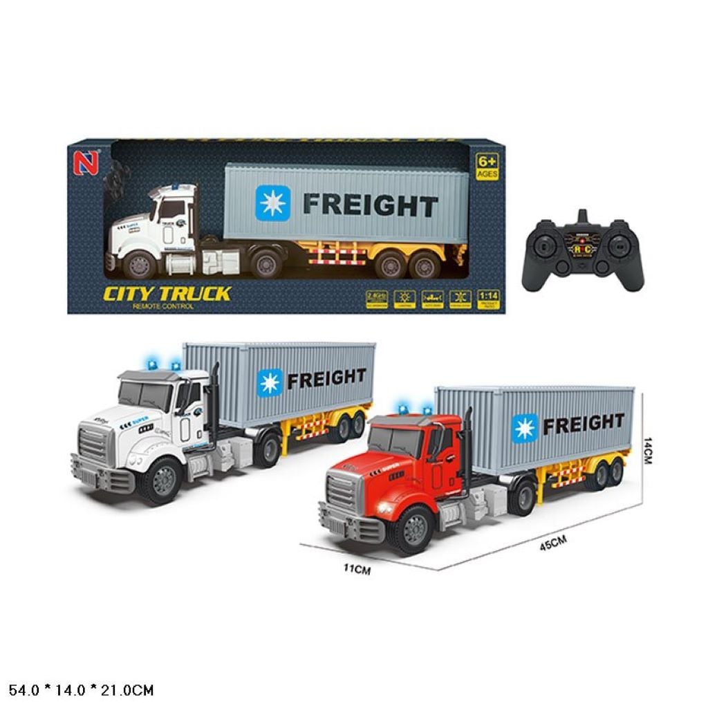 Трейлер на р/к CITY Truck на акумуляторі в коробці 52*14*21см 99-60C Китай