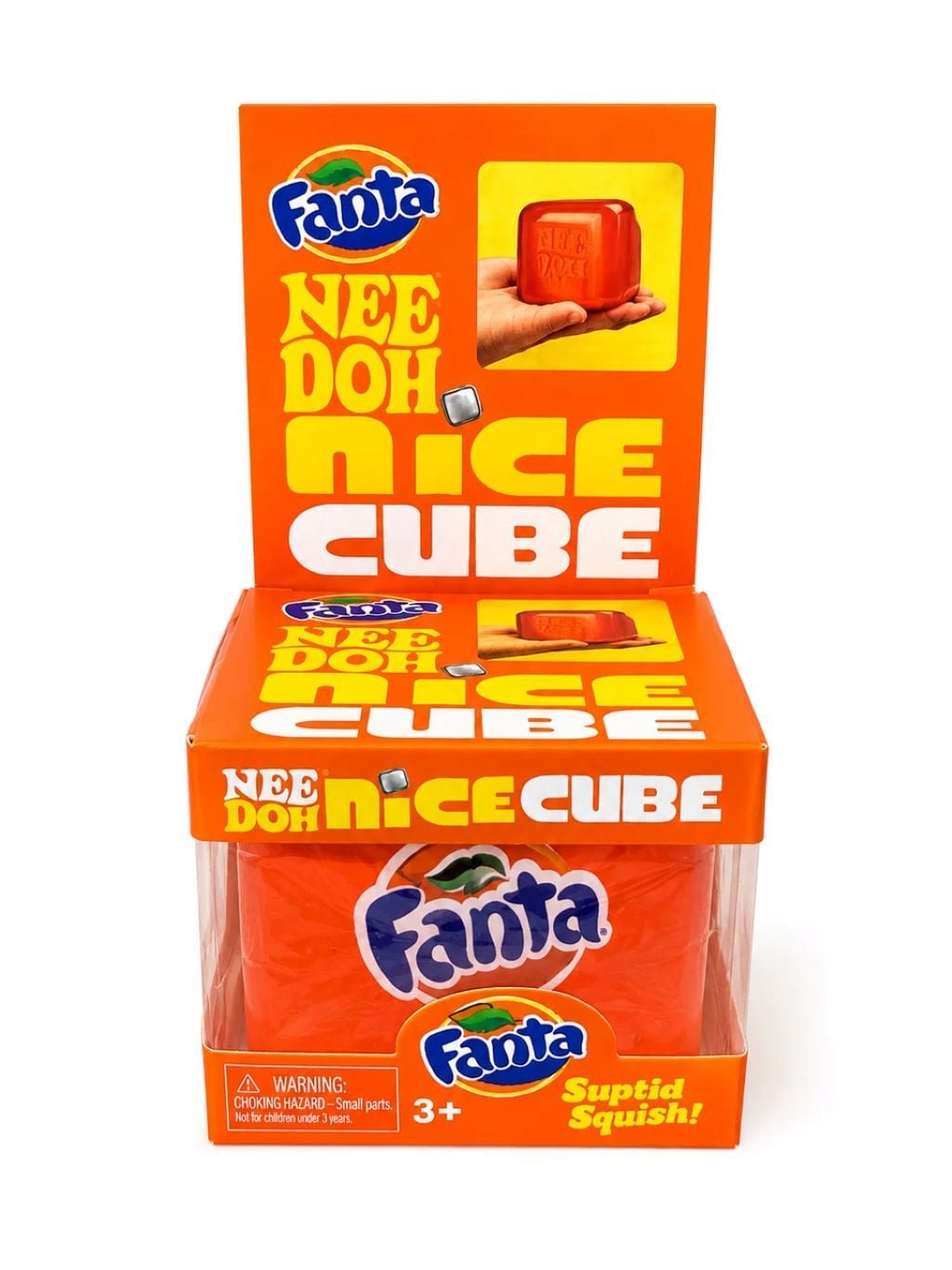 Антистресс сквіш NeeDoh Nice Cube кубик льоду фанта -кола в коробці 6*6*6см 24079HY Китай