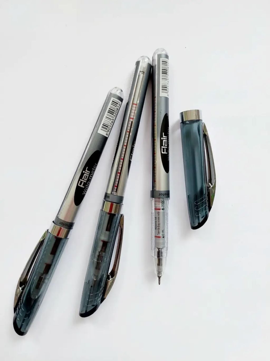 Ручка кулькова 10км синя/червона/чорна 743 Flair