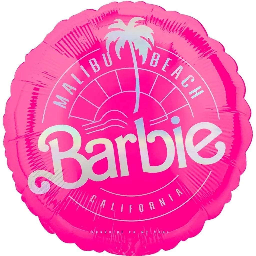 Кулька фольга 18" коло Barbie в пакеті 3202-3251-12756 Італія