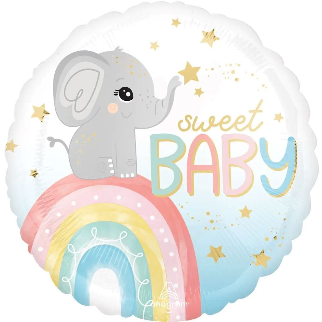 Кулька фольга 18" коло Sweet BABY в пакеті 3202-3453-20754 Anagram