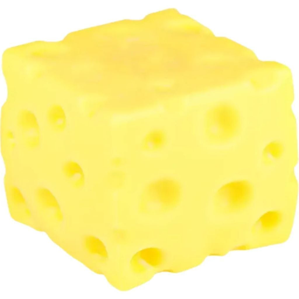 Антистресс сквіш Cheese сир квадрат 5*5*5см жовтий у пакеті 9995834 Китай