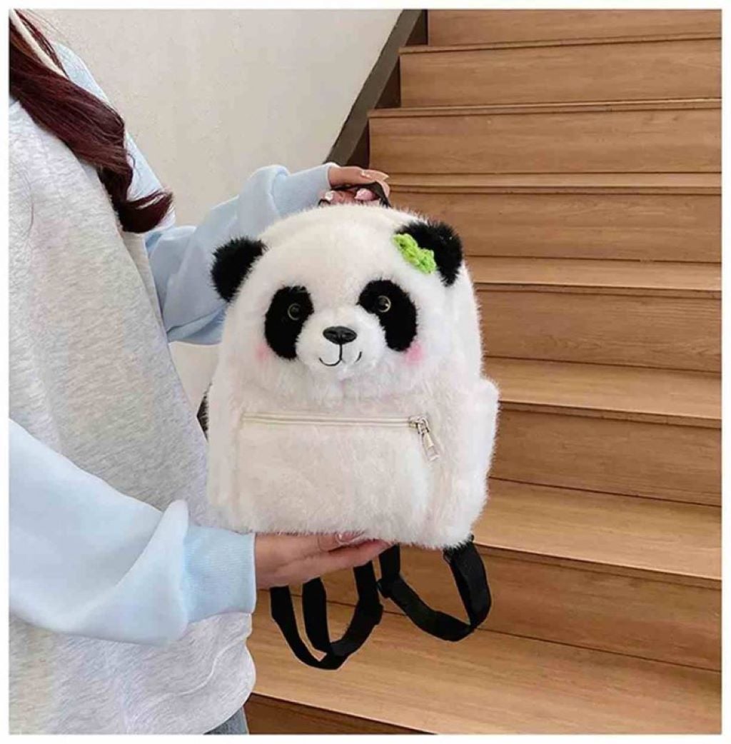 Рюкзак М'яка  іграшка 29*26см біла Панда Bag16 Китай