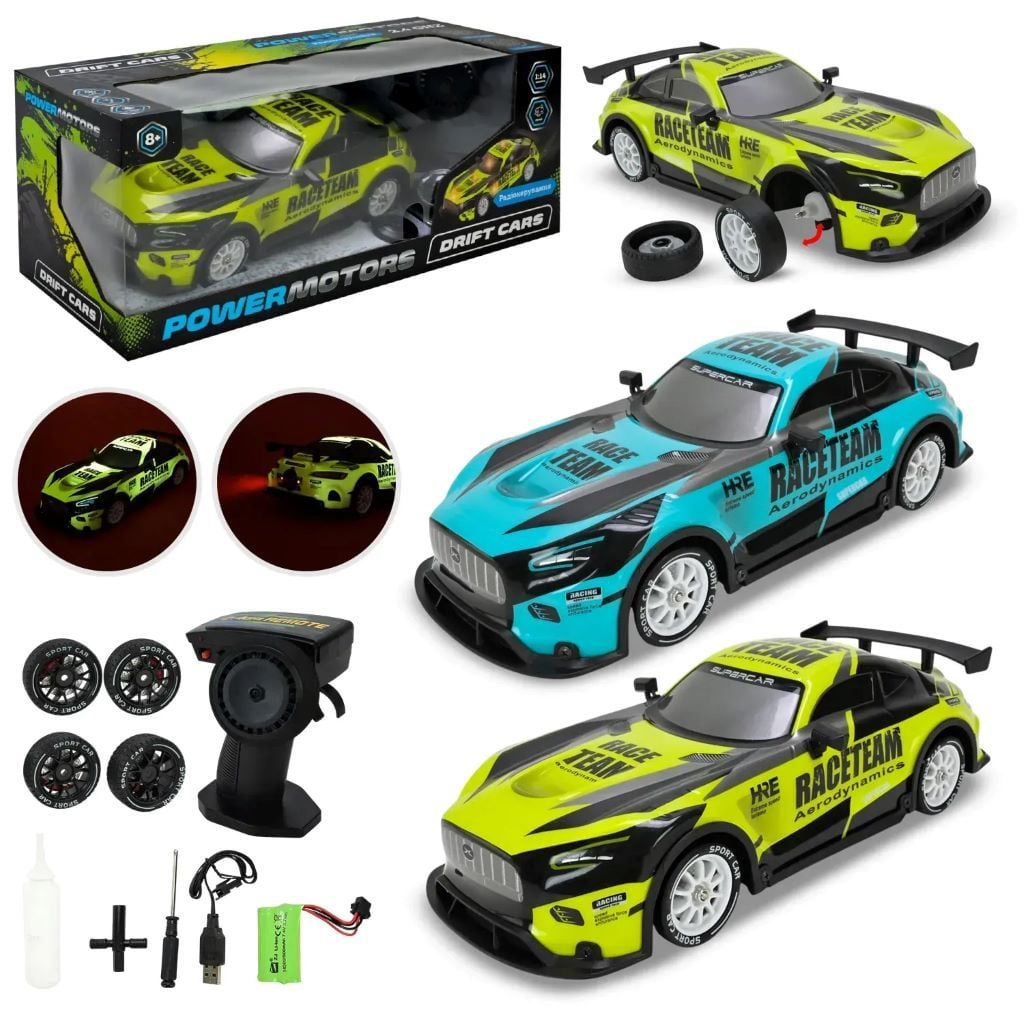 Машинка р/у акум Powermotors 1:14 зі звуком і світлом пар в коробці 46*20*20см PM3426-2 країна іграшок