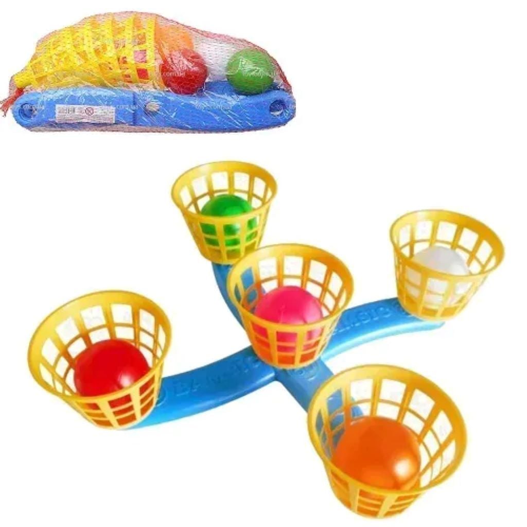 Кільцекід 5 кошиків 5 куль пластик у сітці 1103 Bamsic