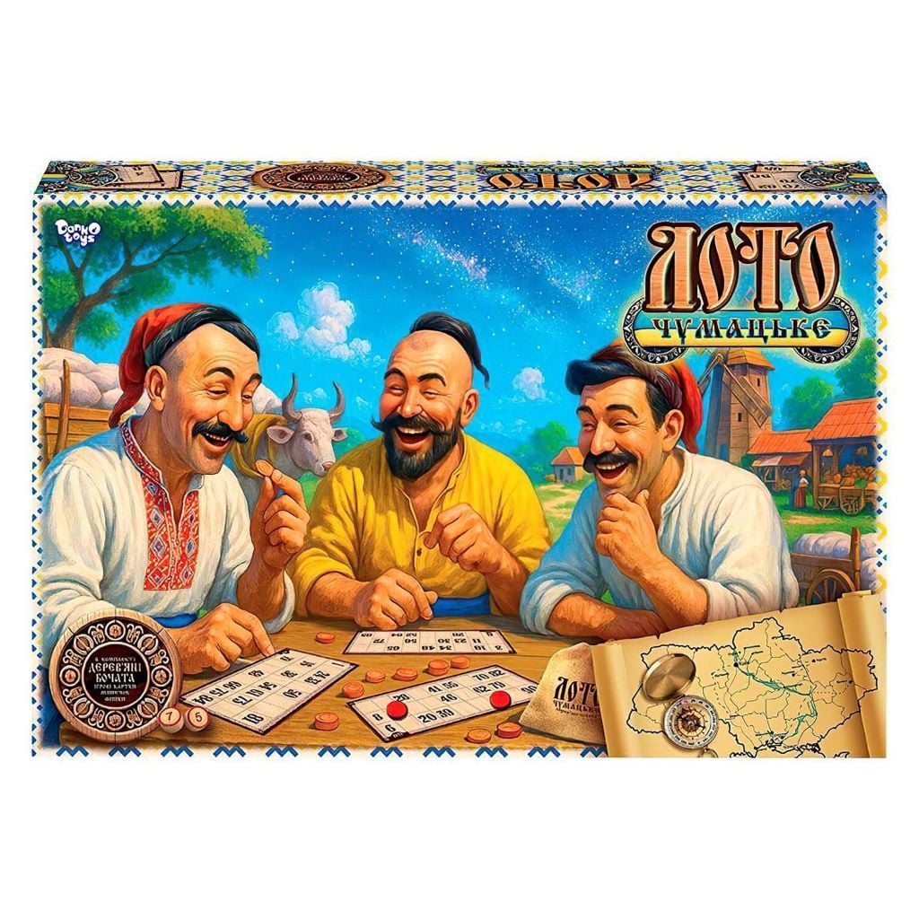 Настільна гра Лото Чумацьке в коробці  22*35*8см DT G105 Danko toys