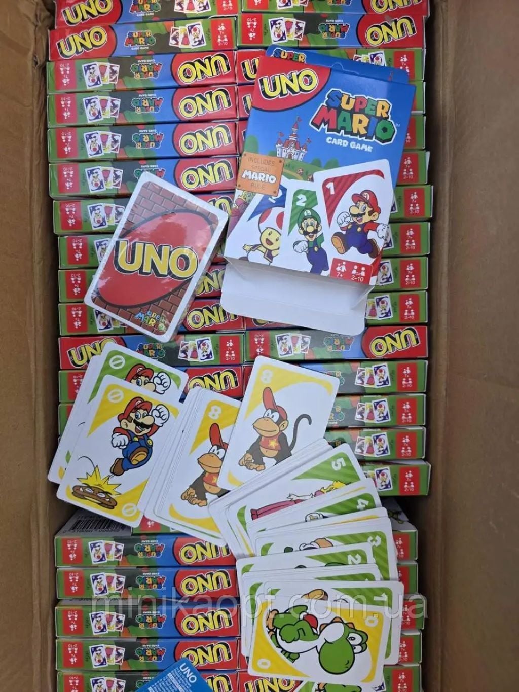 Настільна гра карткова Uno Super Mario в коробці 12*9*2см BL986 Китай